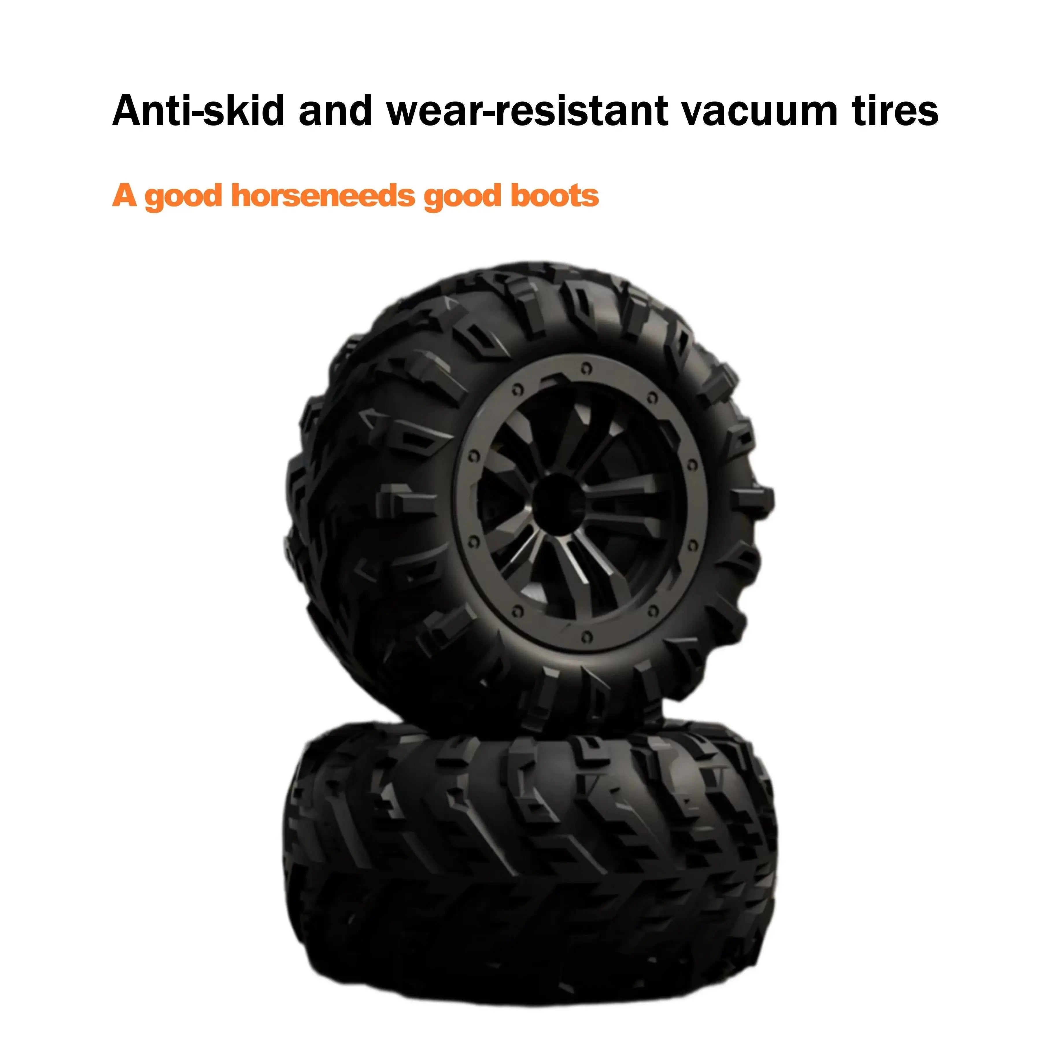 1:16 4WD 70KM/H Monster Truck for Sale - Brushless High-Speed RC Car