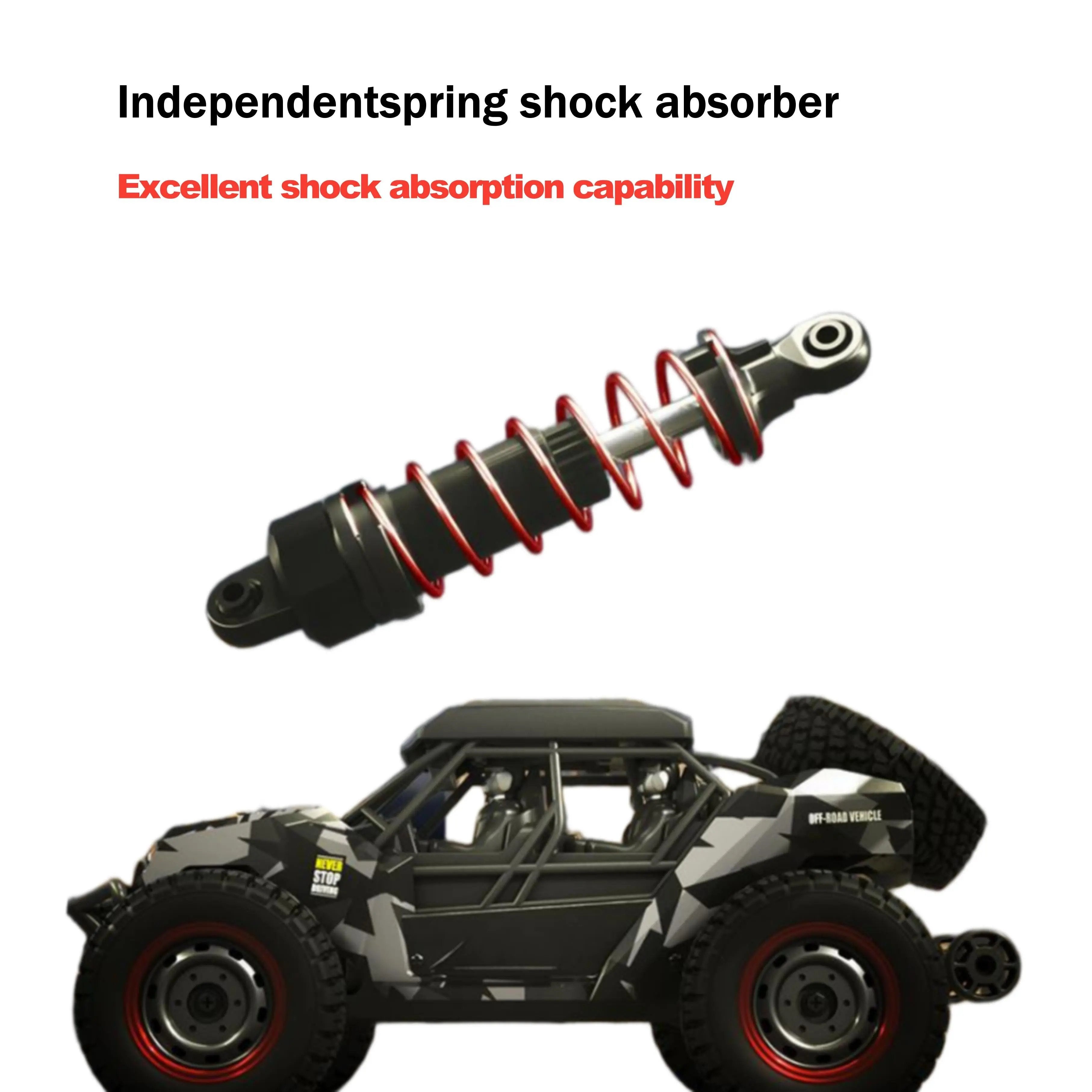 1:16 Scale 16106 4WD RC Monster Trucks | 2.4G High-Speed Off-Road Racing Car