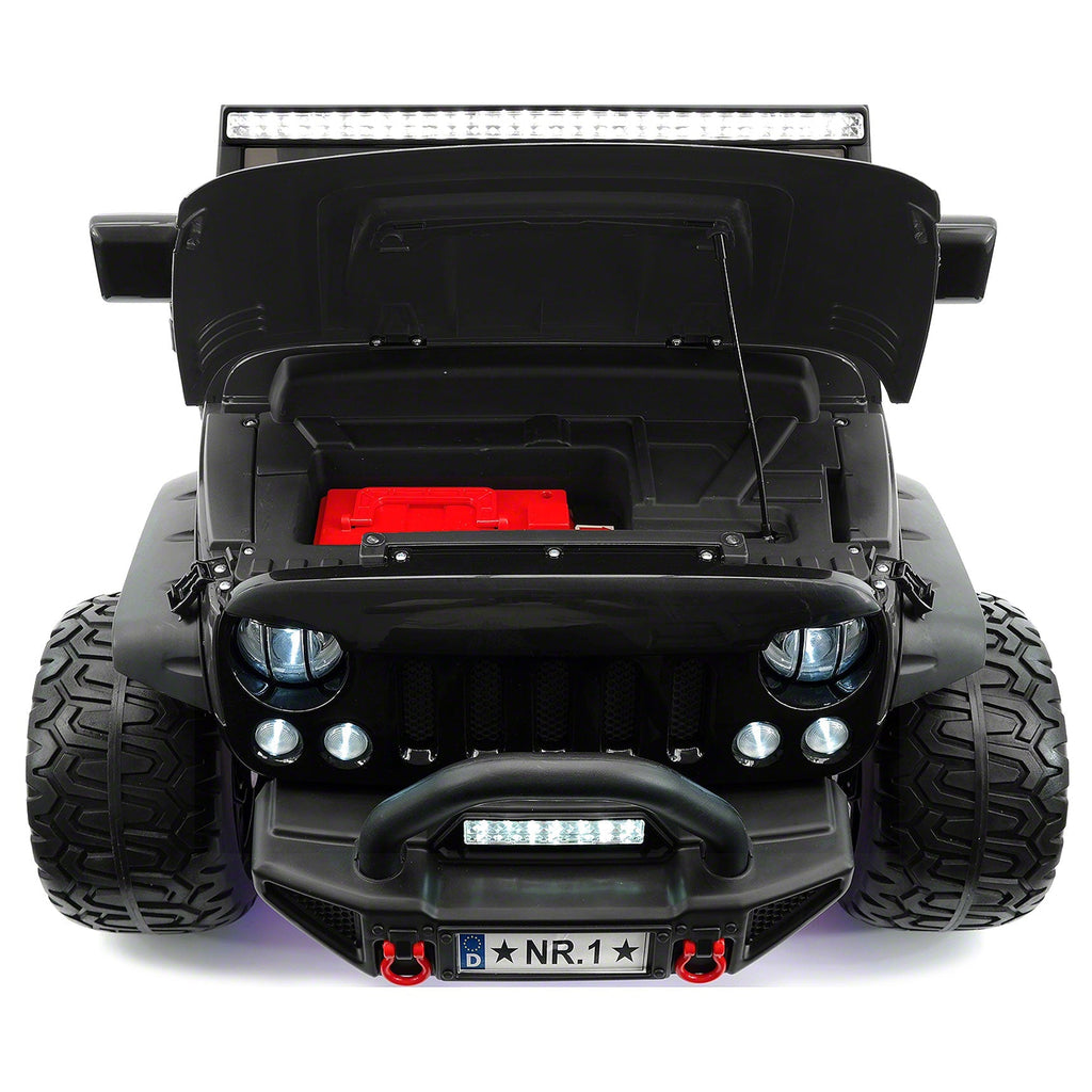 Trail Explorer 12V Kids Ride-On Car Truck with R/C Parental Remote | Blue