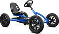 Berg Toys Buddy Blue Pedal Go Kart for Kids– Adjustable Ride On Toy for Ages 4-8 – Go Karts with BFR System and Adults Outdoor Pedal Car for Kids