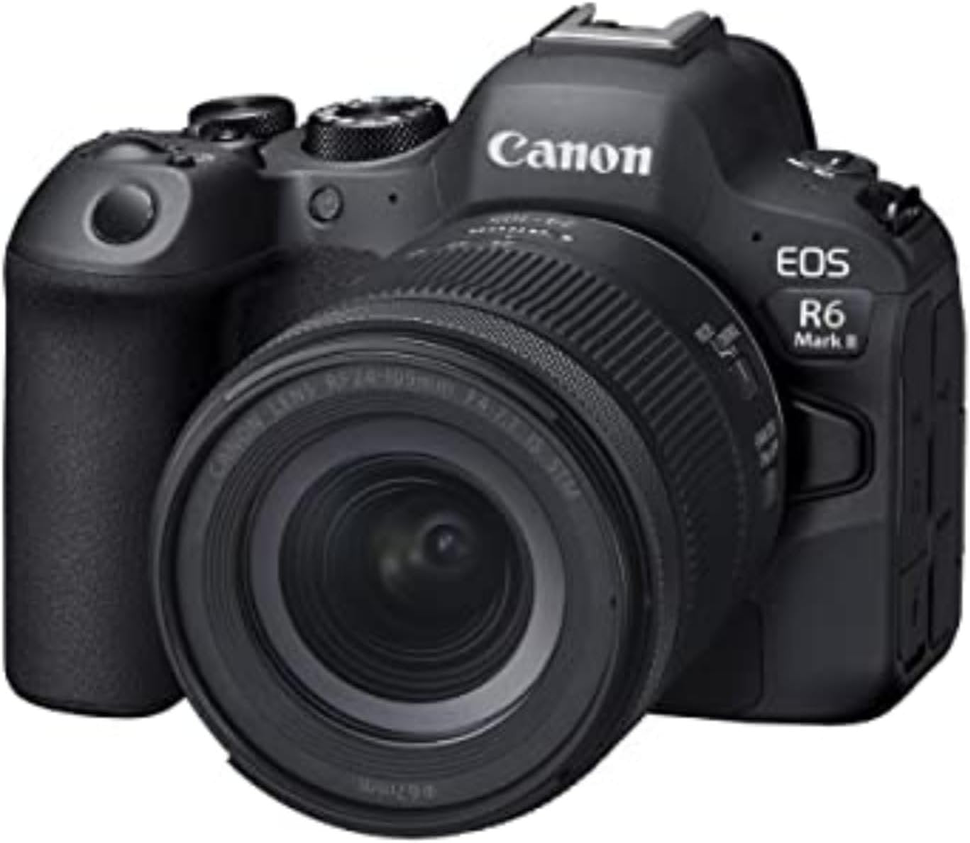 Canon EOS R6 Mark II Mirrorless Camera RF24-105mm F4-7.1 is STM Lens Kit, Full-Frame Hybrid Camera, 24.2 Megapixel CMOS Sensor, Photo and Video Capabilities, Black | 24.2MP Full-Frame, Digic X, Dual Pixel CMOS Af Ii, Ibis Up to 8 Stops, 6k→4k60, Rf 24-105
