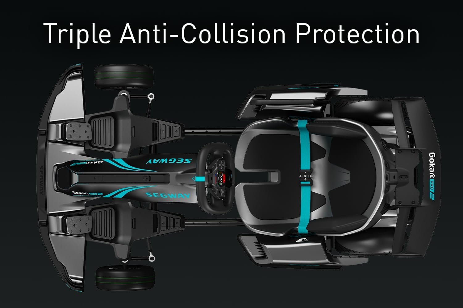 Segway Ninebot Gokart Pro 2 - High-Speed Electric Go Kart for Ages 14+, Drift & Race with Speeds Up to 26.7 mph