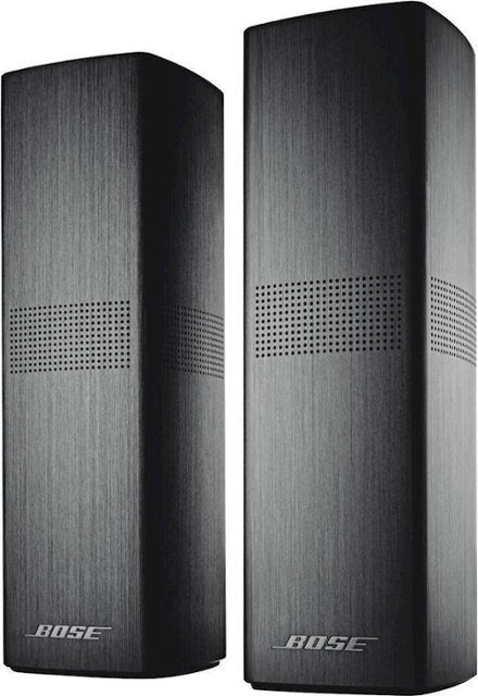 Bose - Surround Speakers 700 120-Watt Wireless Satellite Bookshelf Speakers (Pair) - Black NEW