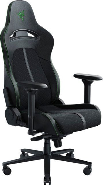 Razer - Enki X Essential Gaming Chair for All-Day Comfort Green