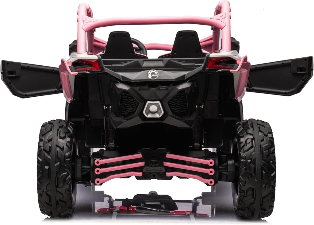 Can-Am Maverick XL Custom Edition 24V Kids Ride-On UTV Buggy Car | Rose Pink