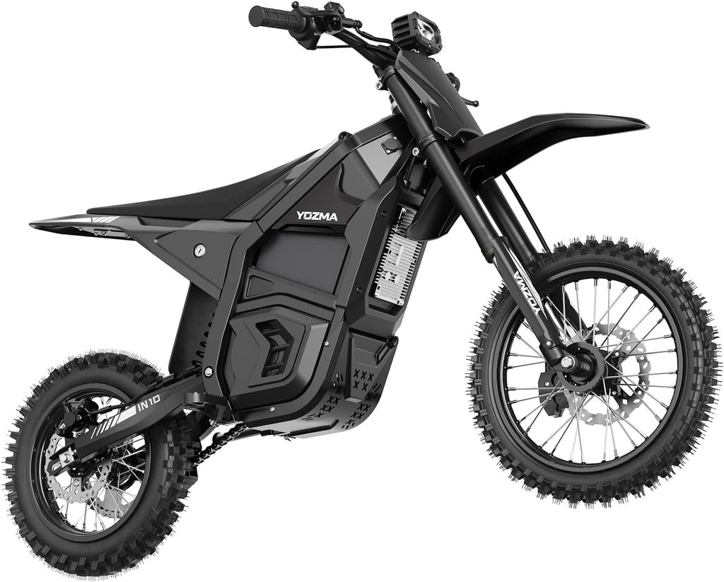 Yozma IN10 Electric Dirt Bike, 2600W 40MPH Electric-Motorcycle with 48V/23AH Battery Ebike, Full Hydraulic Brakes and Suspensions Mountain Off-Road E Dirt Bike, for Teens &amp; Adults