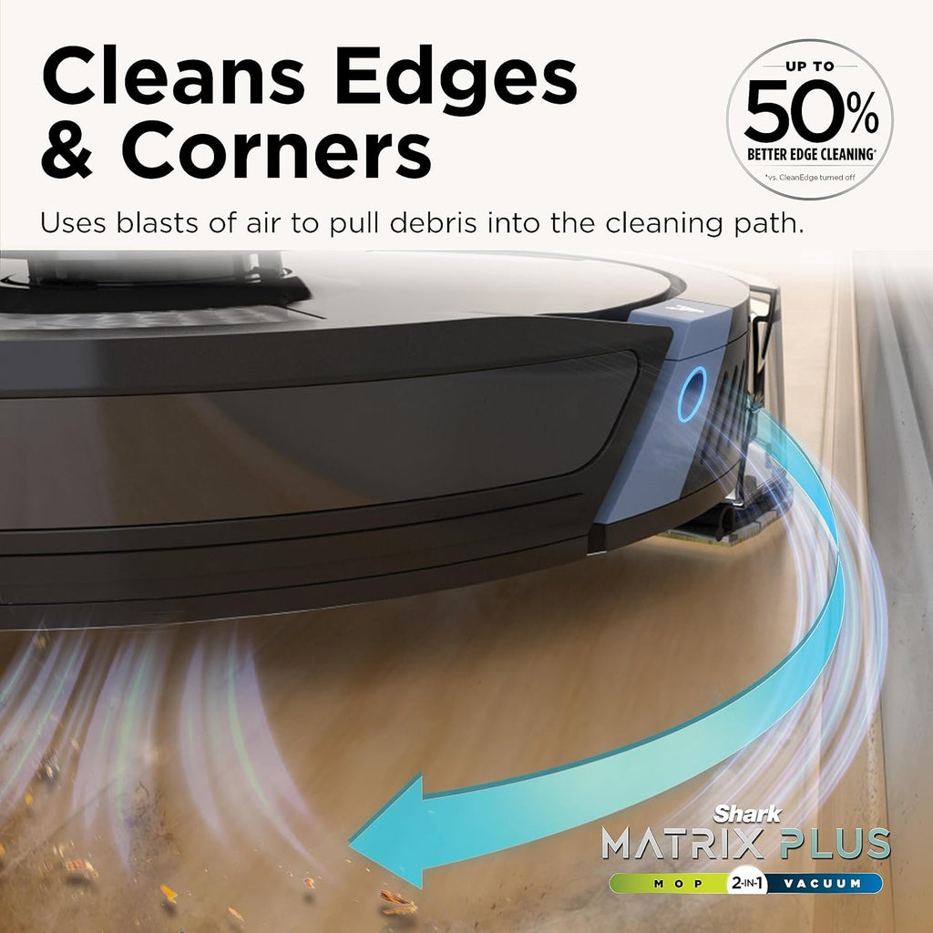 Shark AI Ultra Voice Control Robot Vacuum with Matrix Clean Navigation, Home Mapping, 60-Day Capacity, XL Self-Empty Base for Homes with Pets, Carpet & Hard Floors, Cool Grey