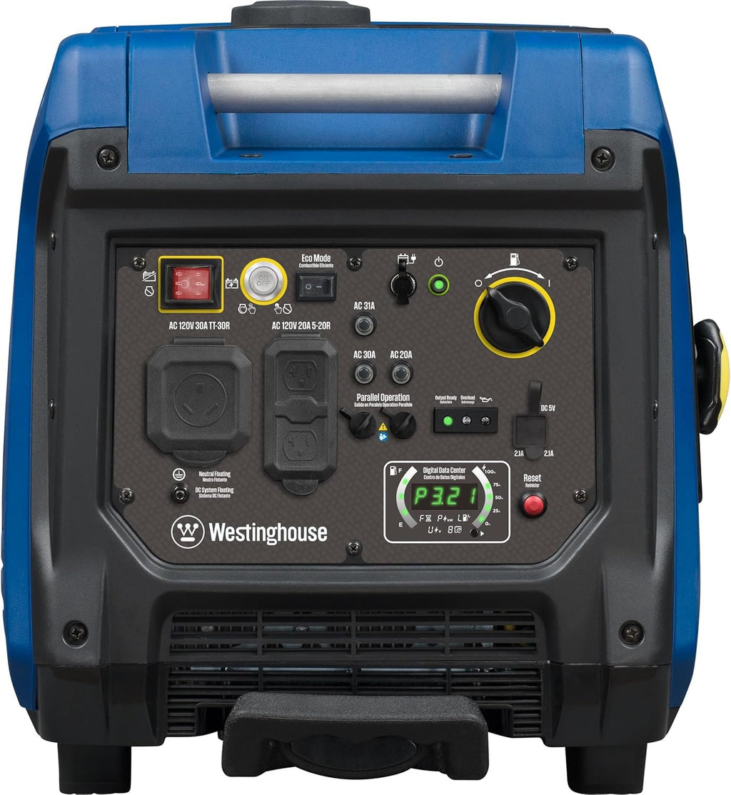 Westinghouse 5000W Dual Fuel Portable Inverter Generator Gas Propane Remote Start RV Ready CO Sensor