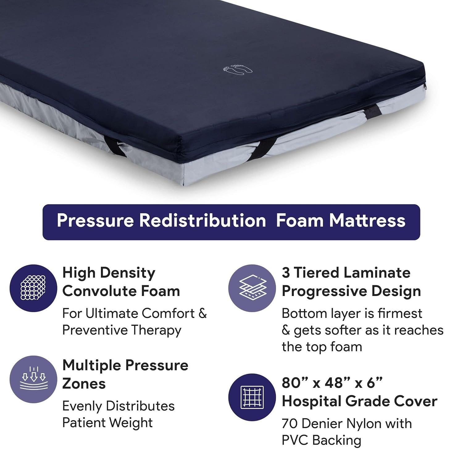Ultra Wide Adjustable Hospital Bed With 48" Foam Mattress - 14"-30" Height Range, 36”-42”-48” Width Range, 80”-88” Length Range - Full Electric Bariatric Medical Bed, 8 Function Hand Pendant -Mahogany