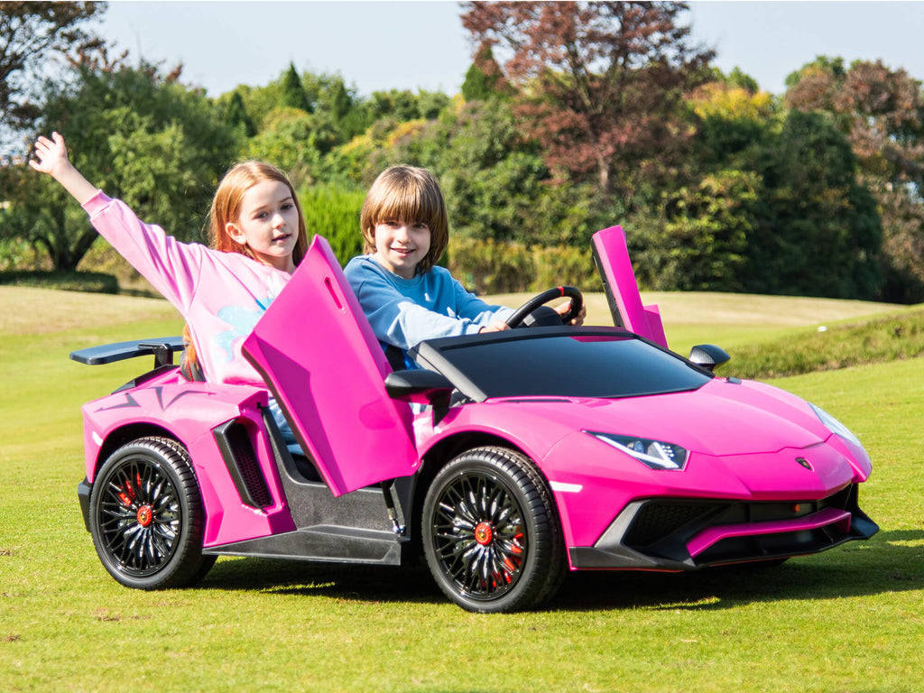 Lamborghini Aventador XXL 24V Big Kids Ride-On Car | Gray
