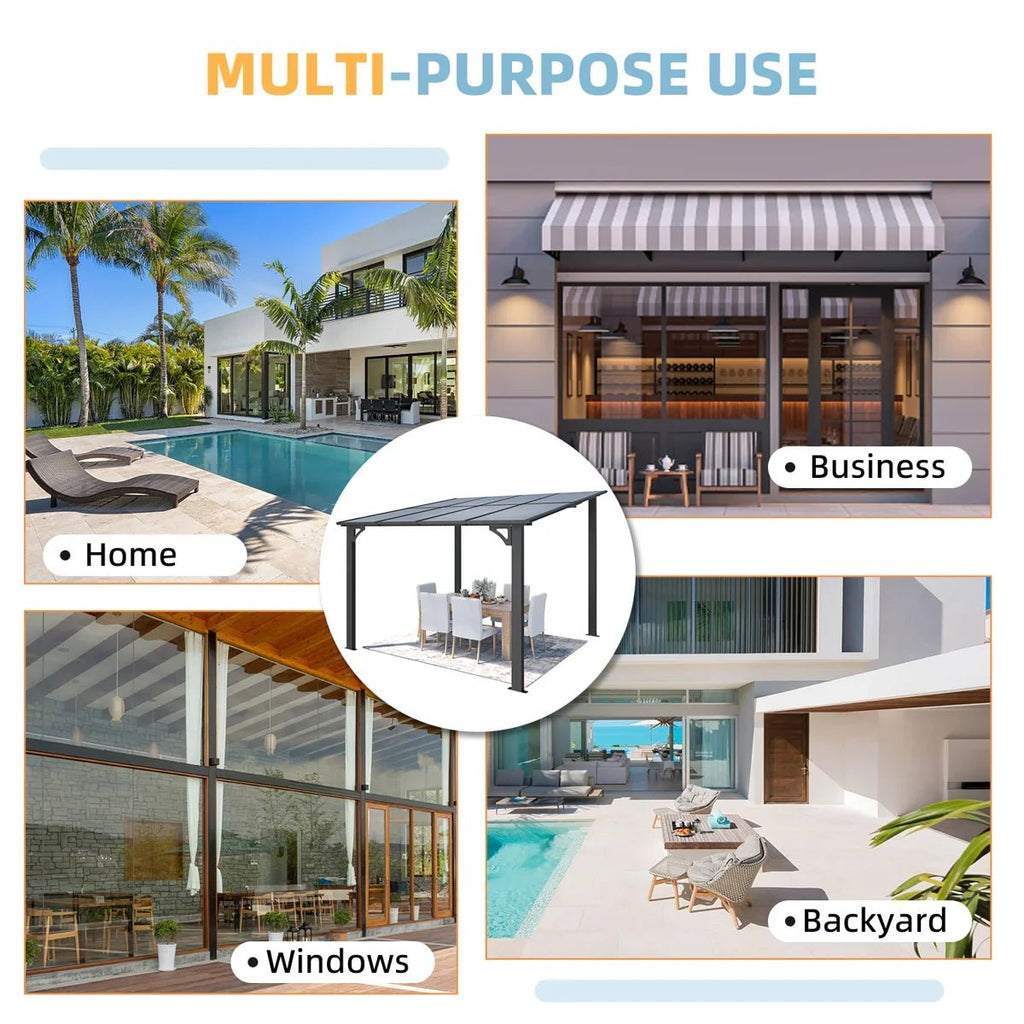 Aluminum Pergola with Canopy