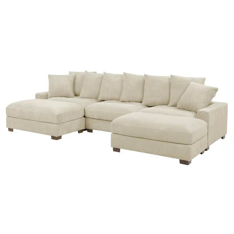 Ashira 5 - Piece Corduroy Sectional