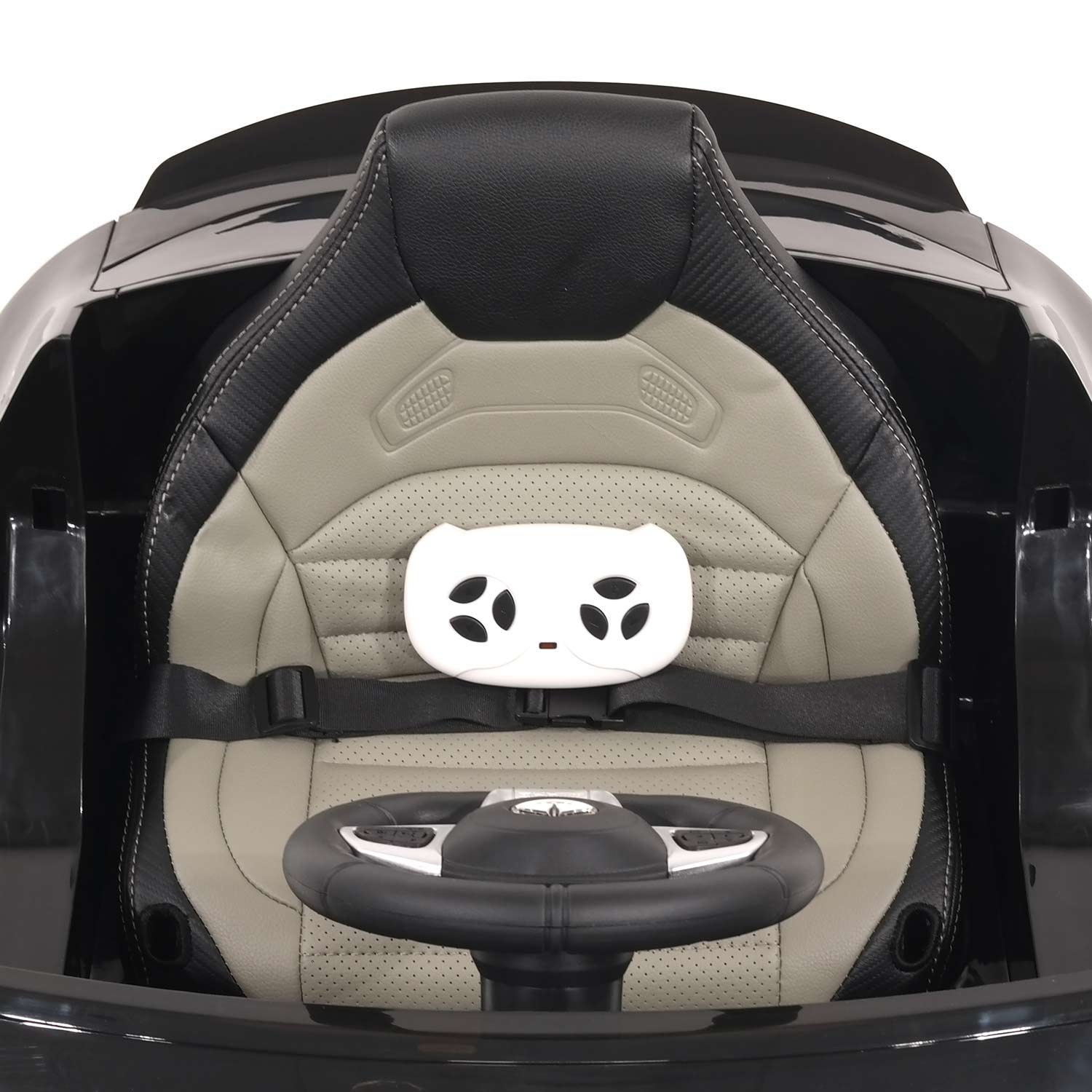 Mercedes AMG GLC 63S 12V 4WD Kids Ride-On Car with R/C Parental Remote | Black