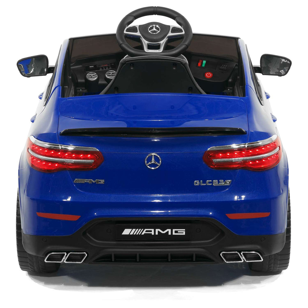 Mercedes AMG GLC 63S 12V 4WD Kids Ride-On Car with R/C Parental Remote | Blue