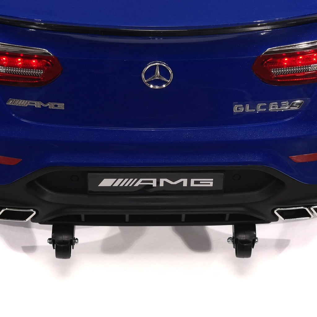 Mercedes AMG GLC 63S 12V 4WD Kids Ride-On Car with R/C Parental Remote | Blue