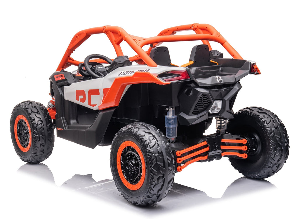 Can-Am Maverick XL Custom Edition 24V Kids Ride-On UTV Buggy Car | Orange