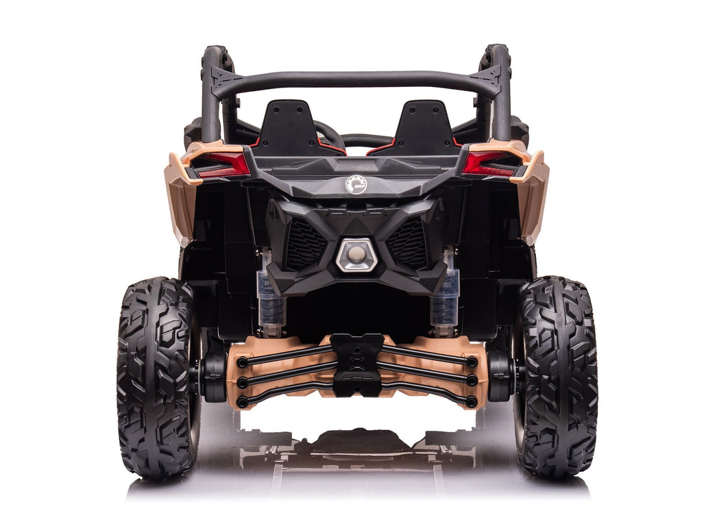 Can-Am Maverick XL Custom Edition 24V Kids Ride-On UTV Buggy Car | Desert Tan