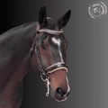Florence Brown Patent Leather Double Bridle