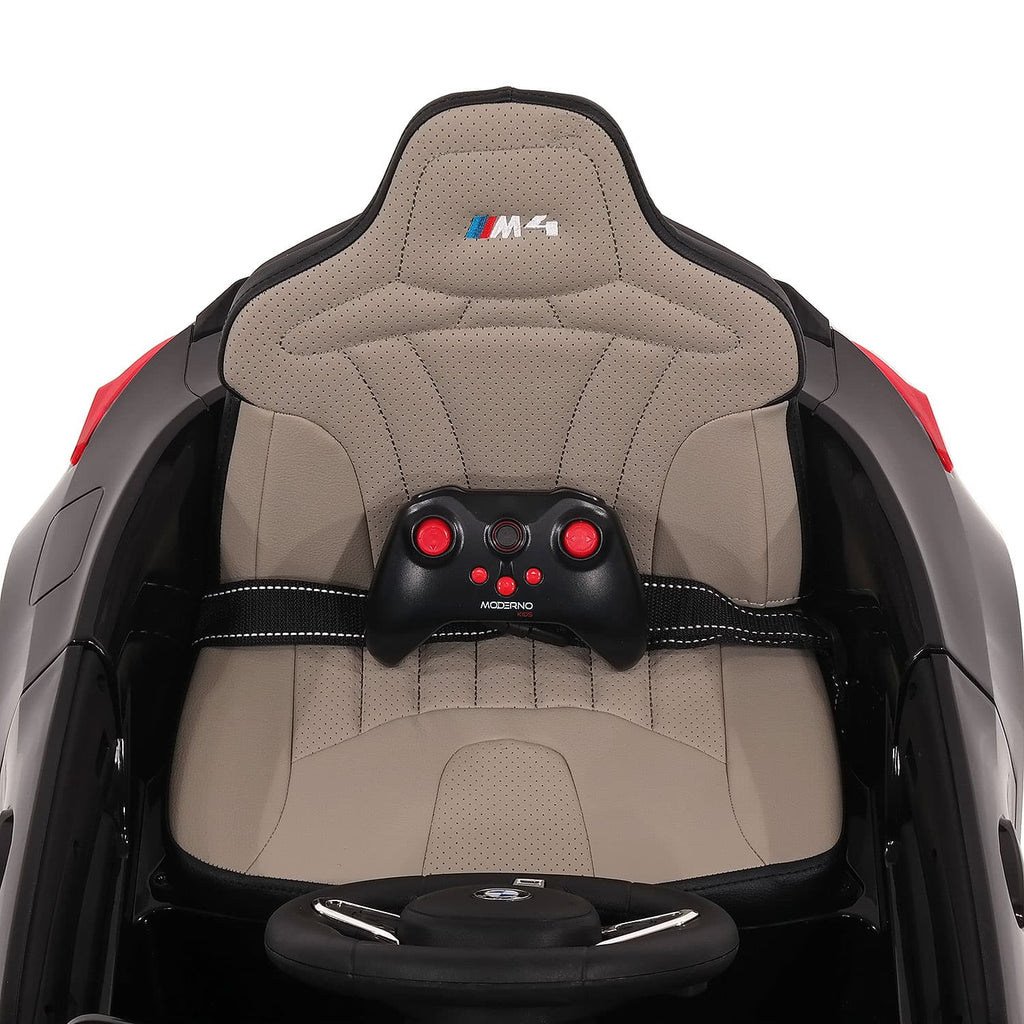 BMW M4 12V Kids Ride-On Car with R/C Parental Remote | Blue