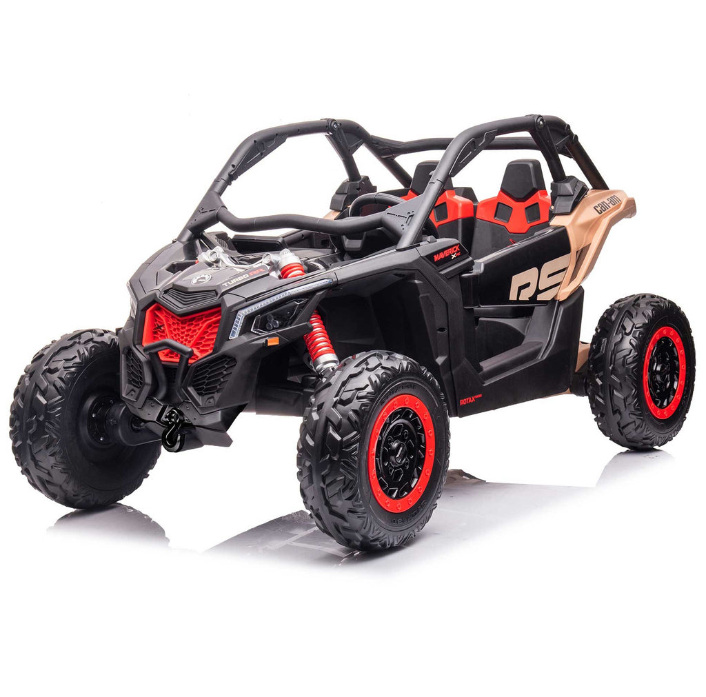 Can-Am Maverick XL Custom Edition 24V Kids Ride-On UTV Buggy Car | Desert Tan
