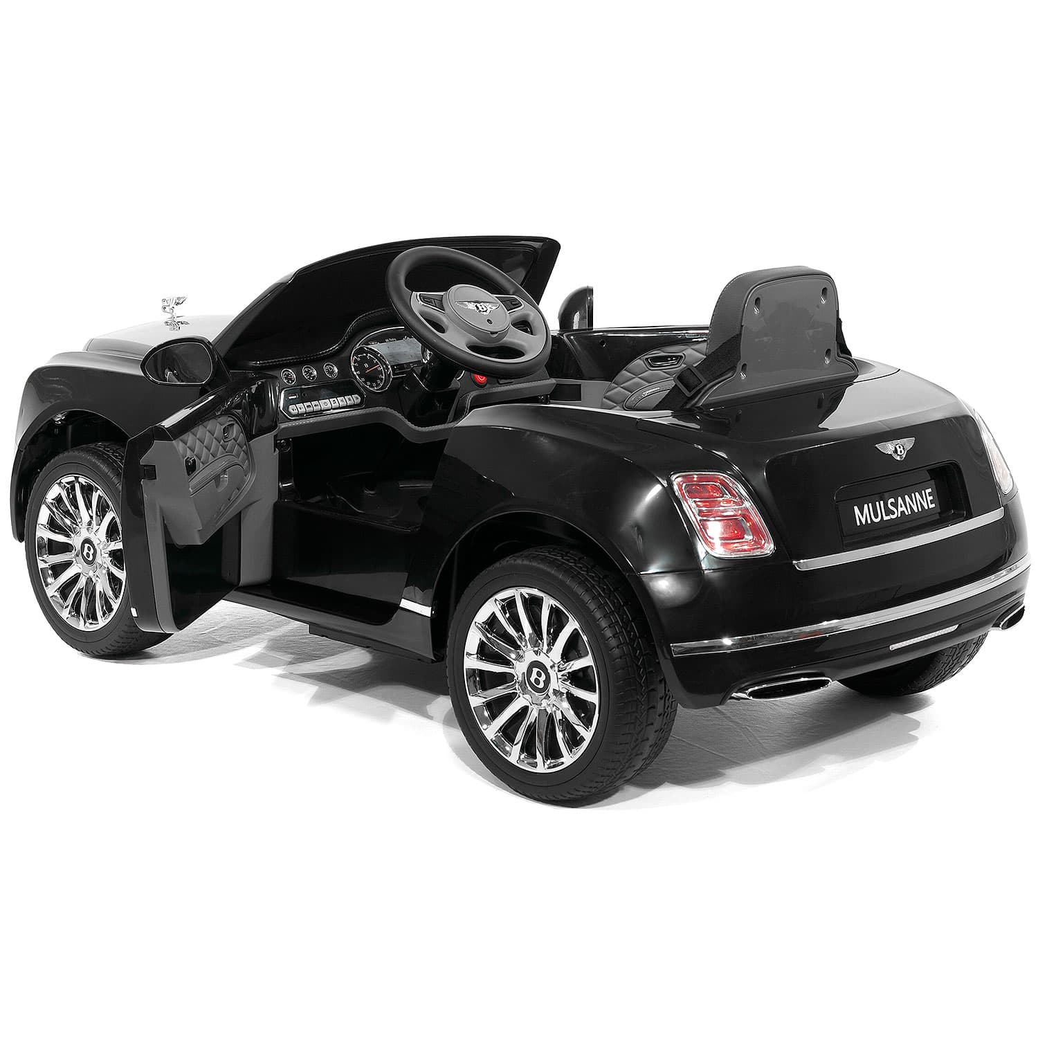 Bentley Mulsanne 12V Kids Ride on Car with Parental Remote Control | Black