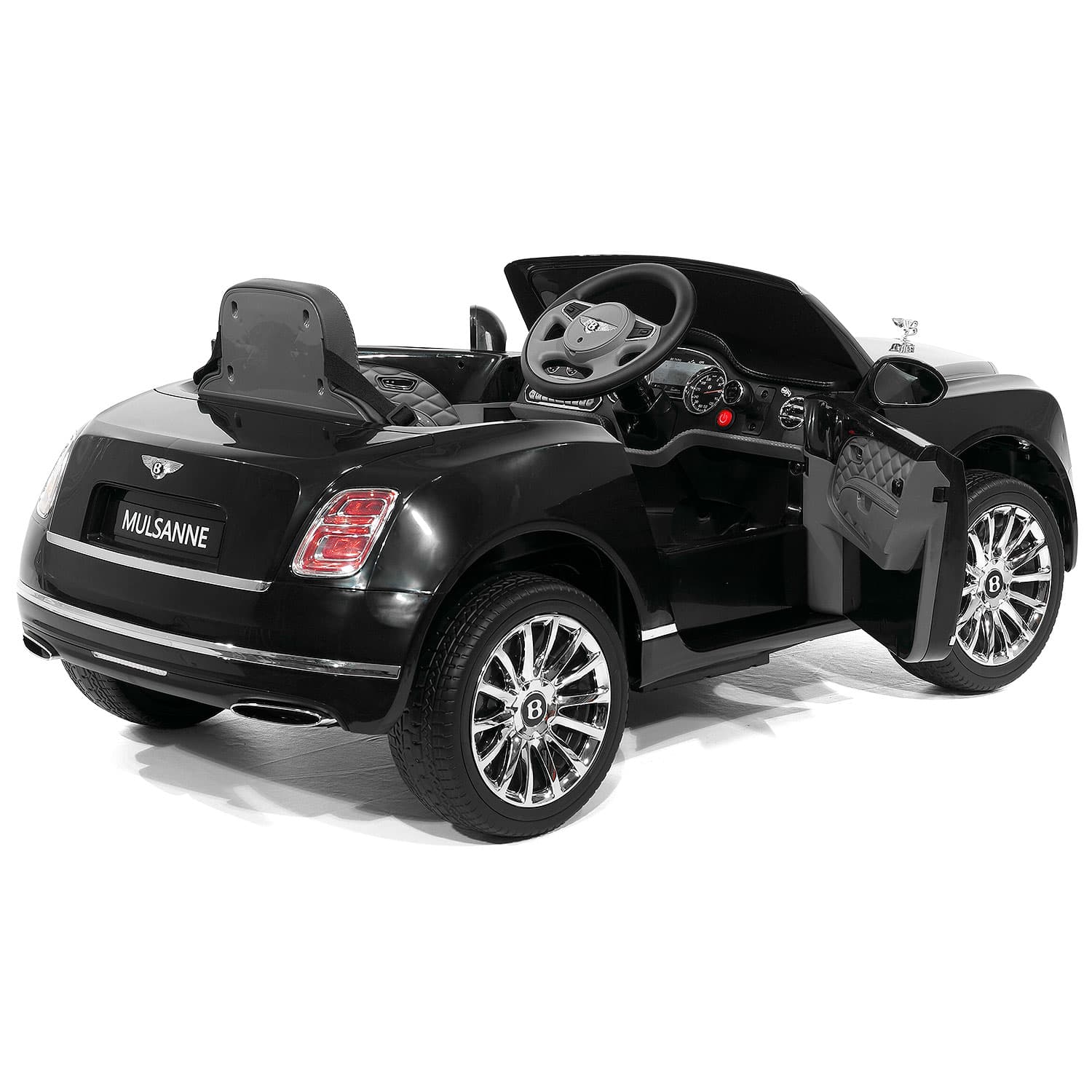Bentley Mulsanne 12V Kids Ride on Car with Parental Remote Control | Black