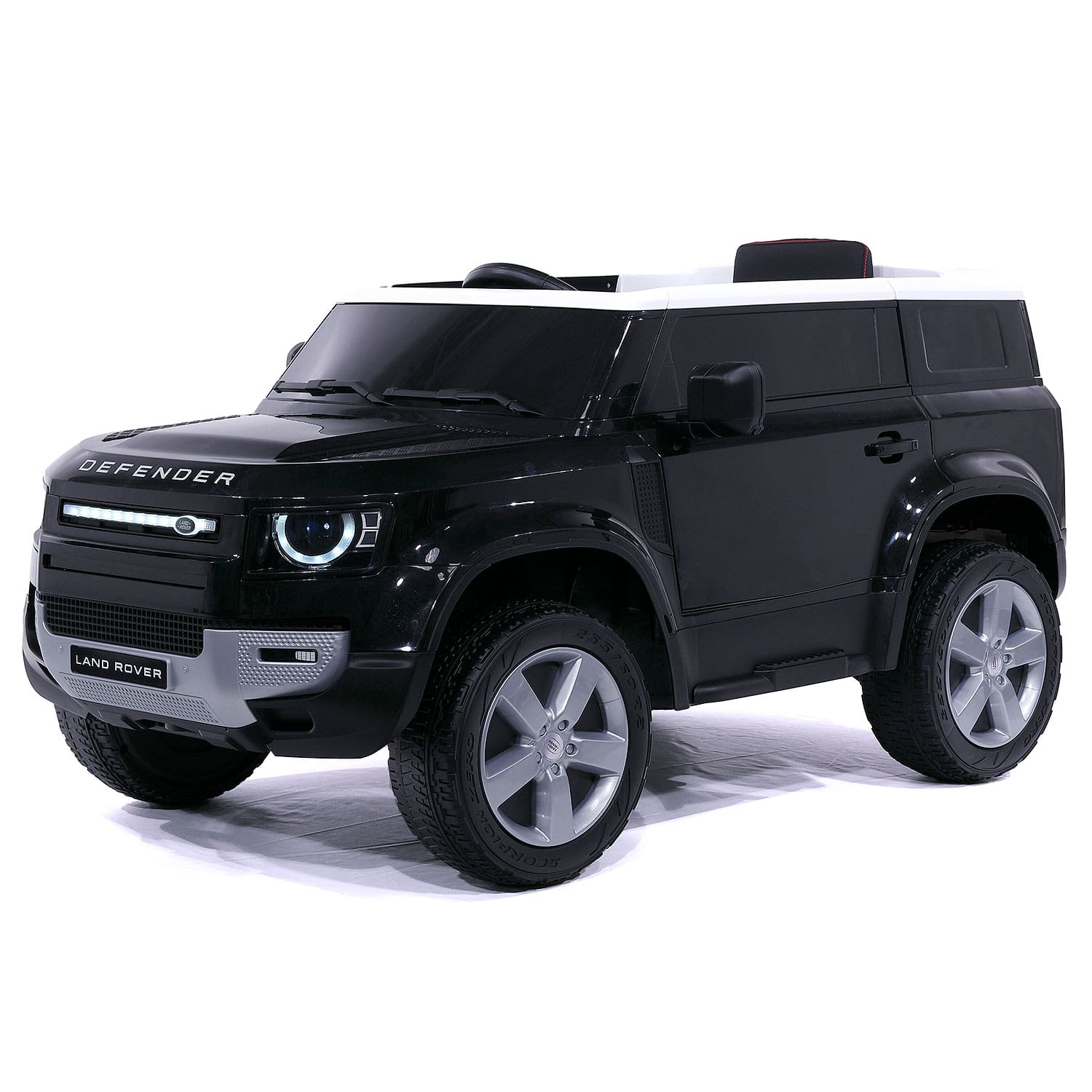Land Rover Defender 12V Kids Ride-On Car with R/C Parental Remote | Black