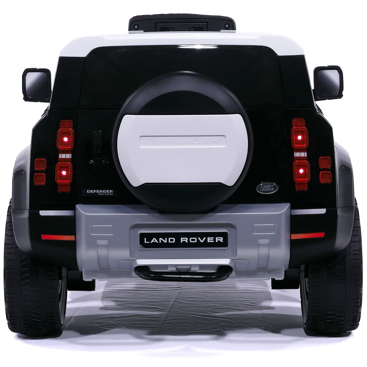Land Rover Defender 12V Kids Ride-On Car with R/C Parental Remote | Black