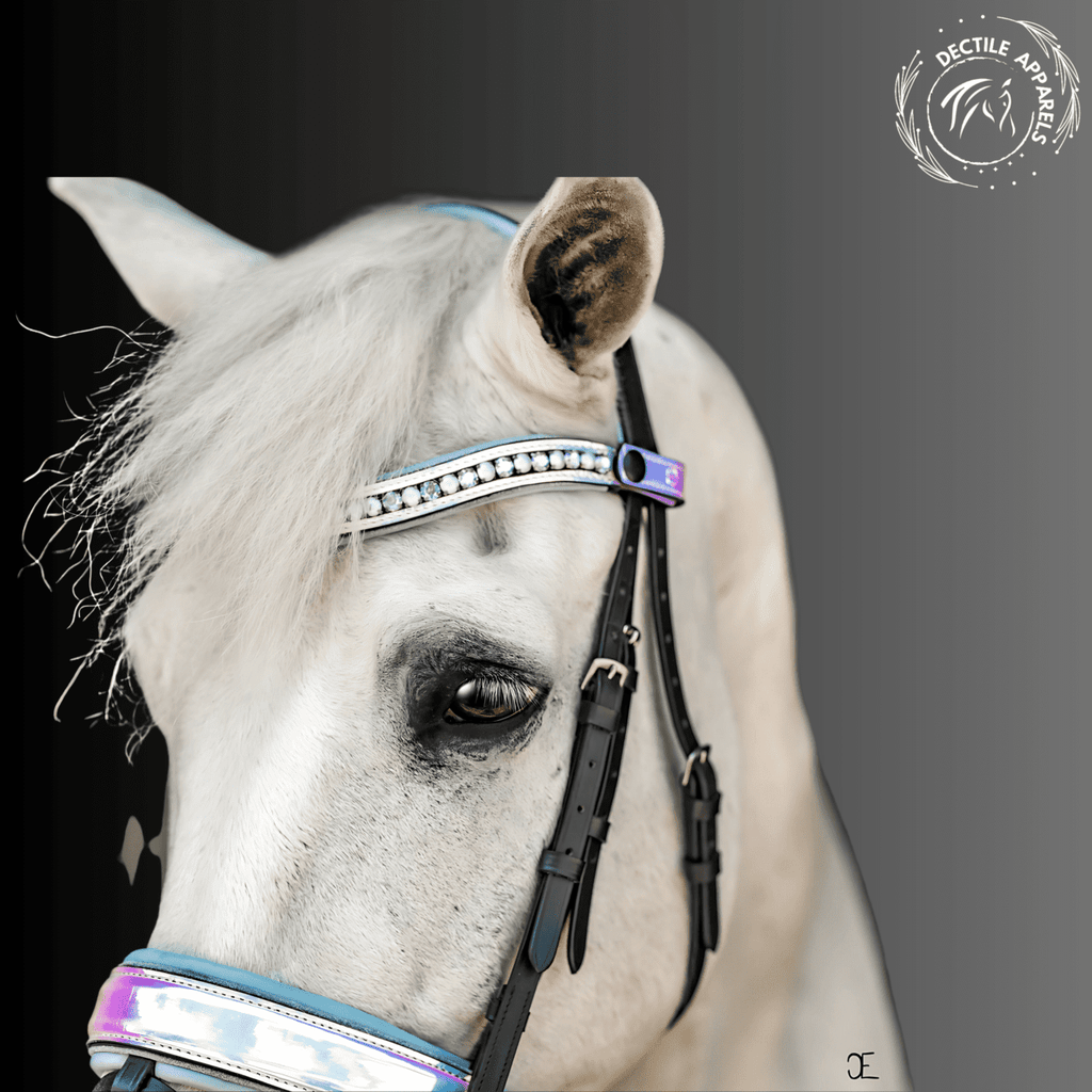 Elsa Neon Patent Snaffle Bridle