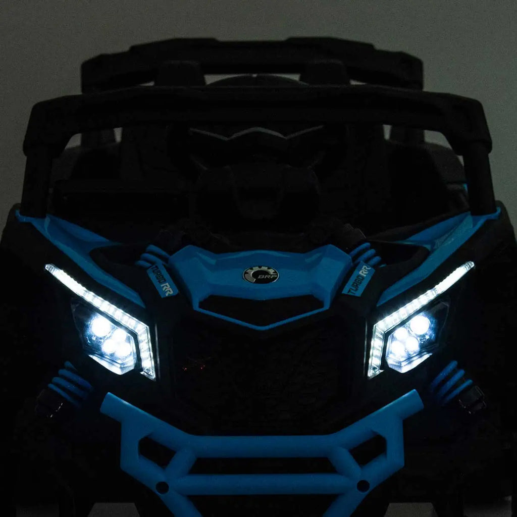 Can-Am Maverick Custom Edition 24V Kids Ride-On UTV Buggy Car | Blue