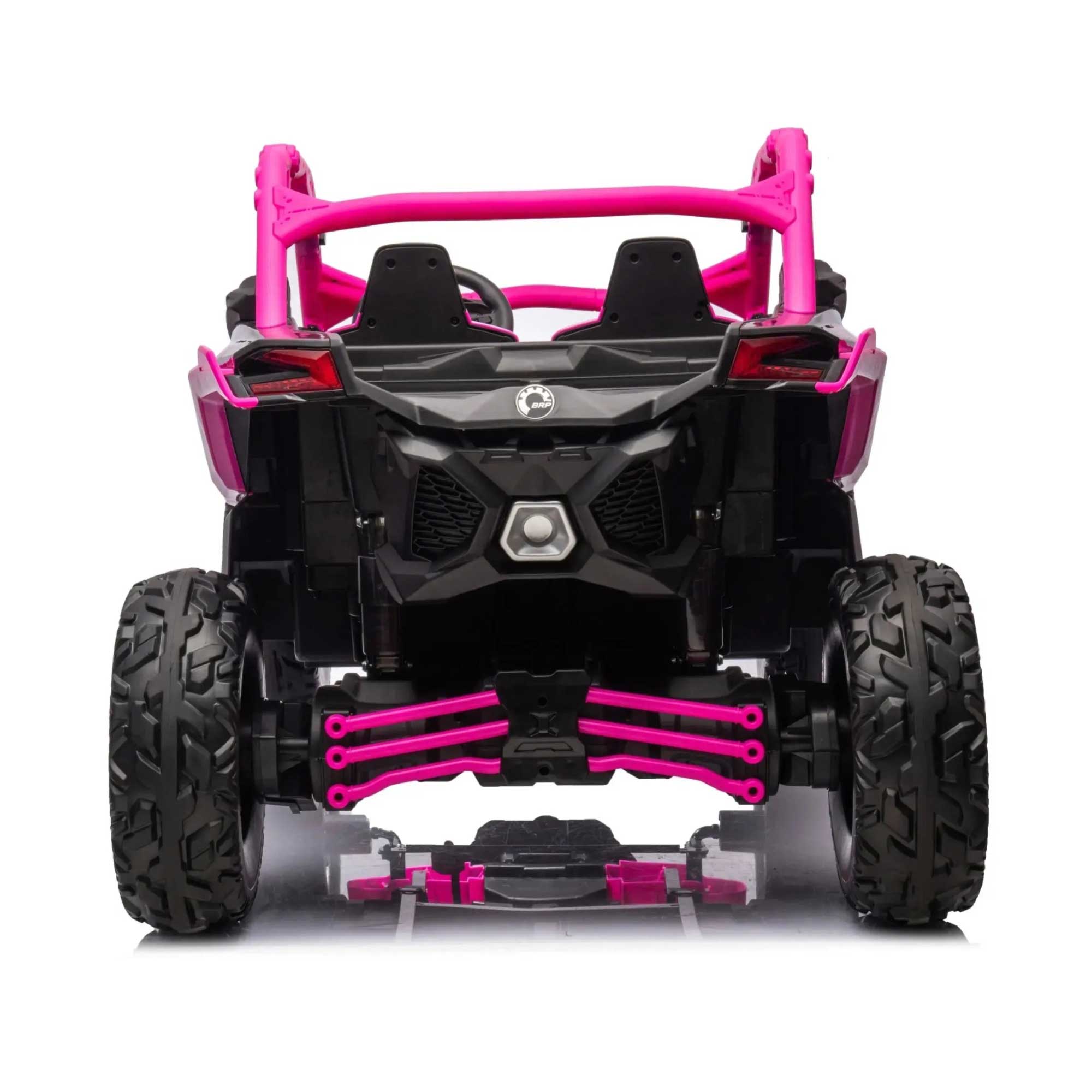 Can-Am Maverick XL Custom Edition 24V Kids Ride-On UTV Buggy Car | Deep Pink