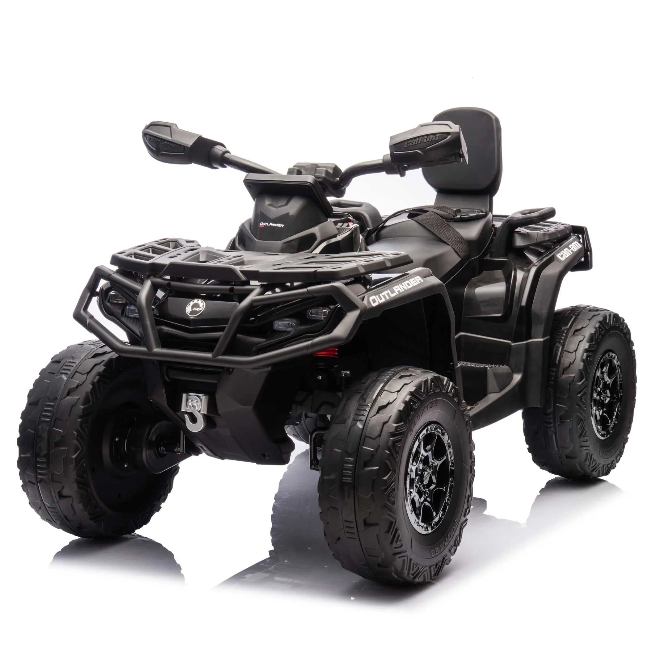 Can-Am Outlander 24V 4WD Kids Ride-On ATV Quad | Black