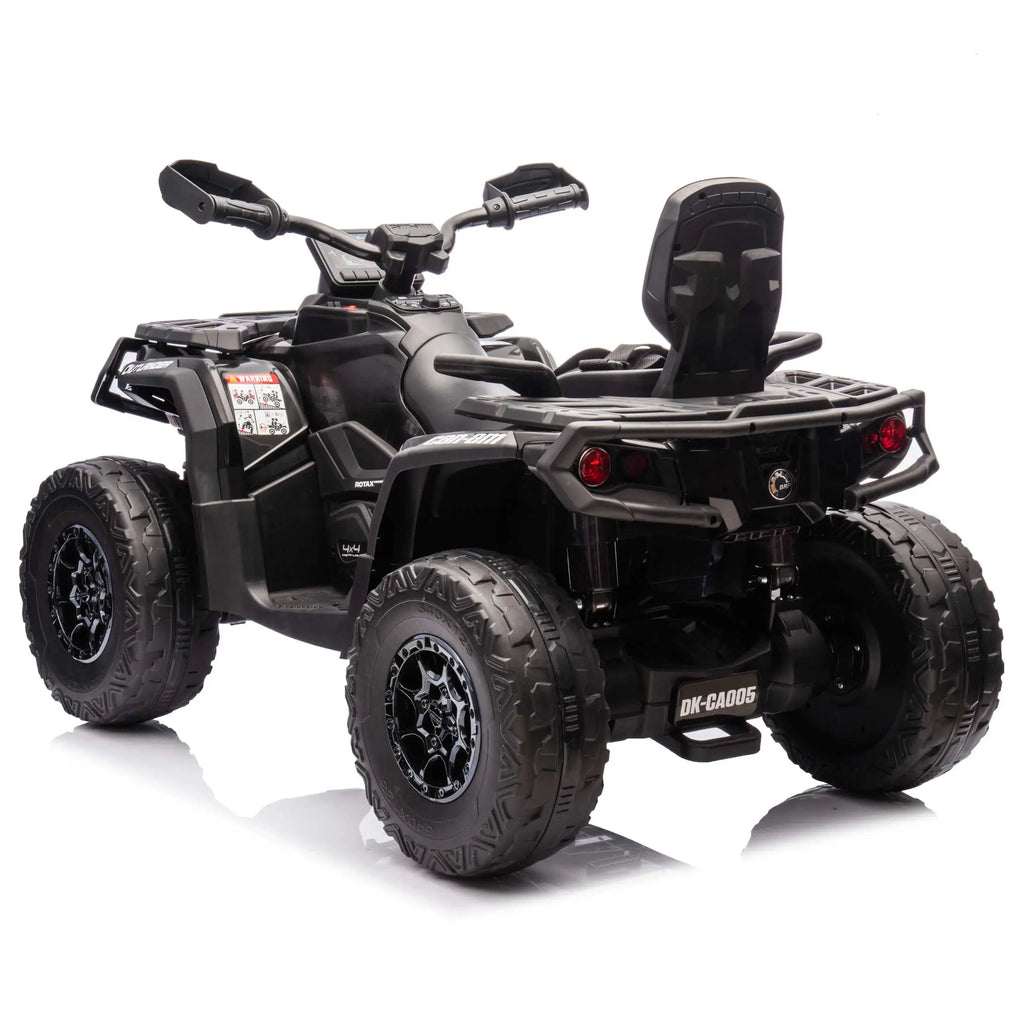 Can-Am Outlander 24V 4WD Kids Ride-On ATV Quad | Black