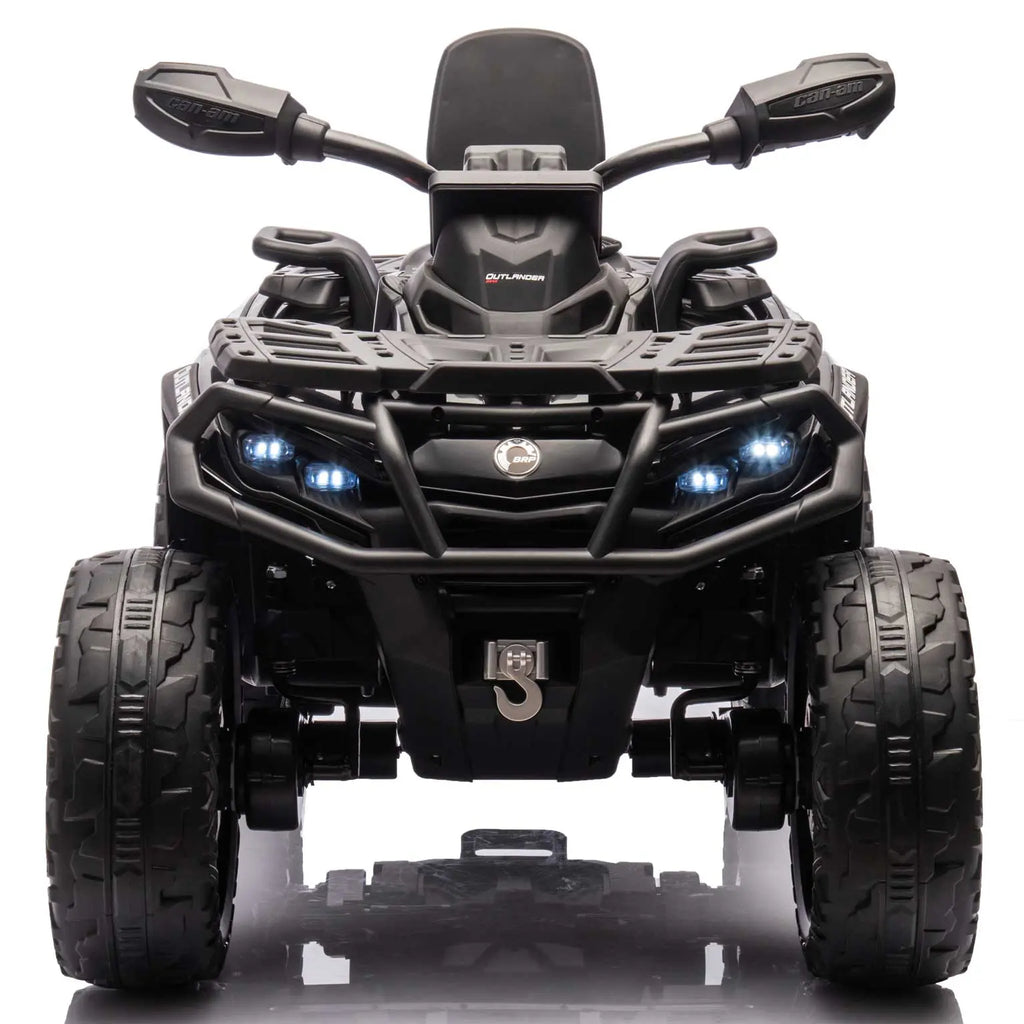 Can-Am Outlander 24V 4WD Kids Ride-On ATV Quad | Black