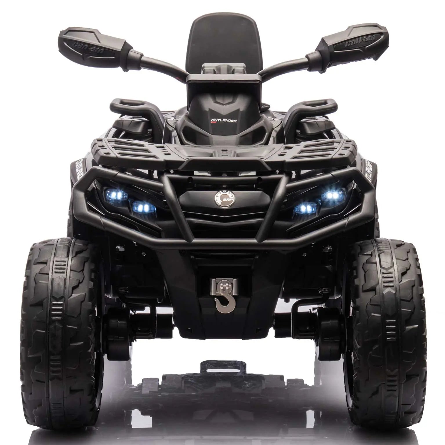Can-Am Outlander 24V 4WD Kids Ride-On ATV Quad | Black