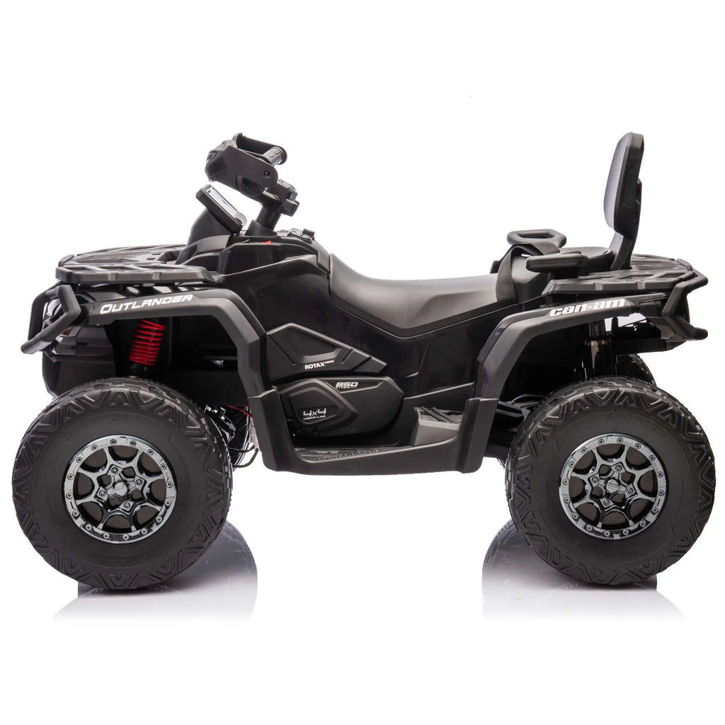Can-Am Outlander 24V 4WD Kids Ride-On ATV Quad | Black