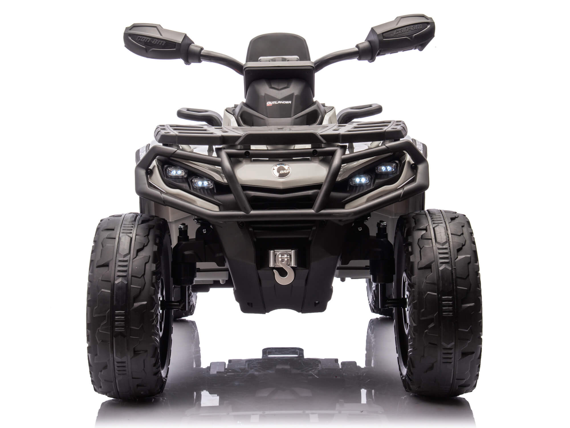 Can-Am Outlander 24V 4WD Kids Ride-On ATV Quad | Gray