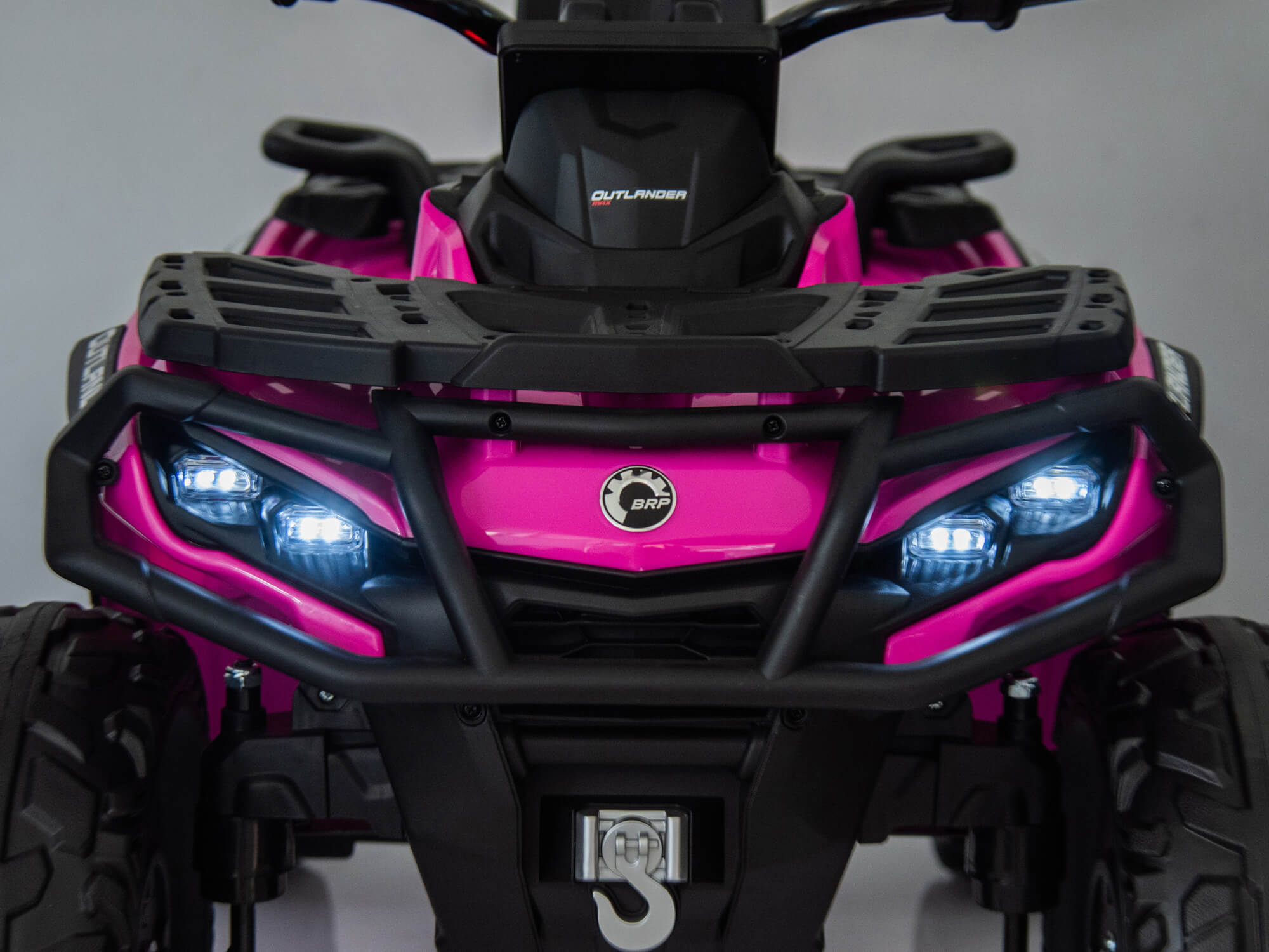 Can-Am Outlander 24V 4WD Kids Ride-On ATV Quad | Deep Pink