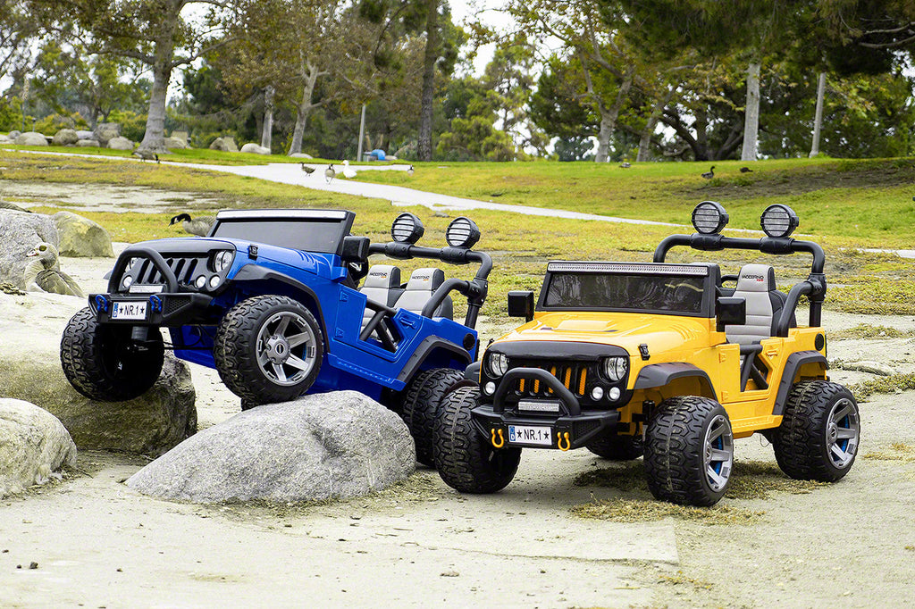 Trail Explorer 24V Kids Ride-On Car Truck with R/C Parental Remote | Yellow