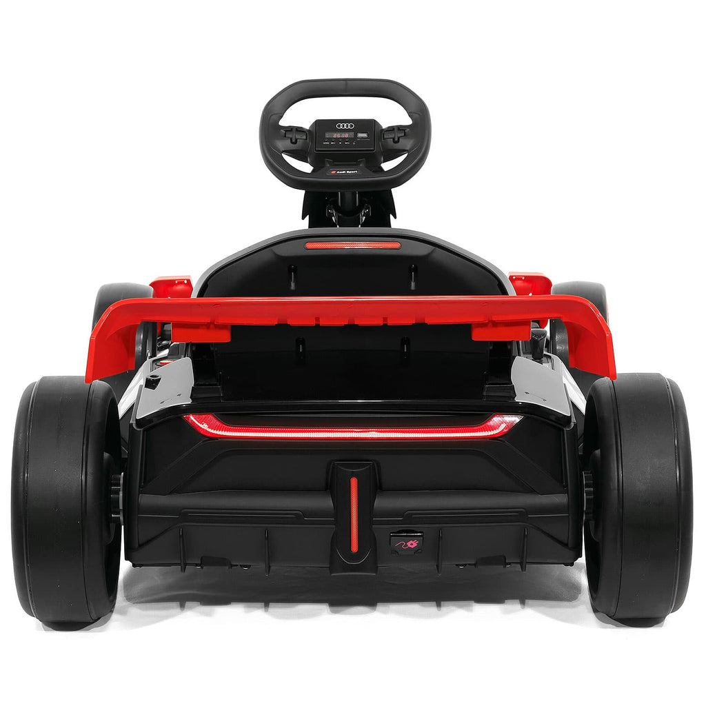 Audi Sport 24V Big Kids Drifting Ride-On Go Kart | Red