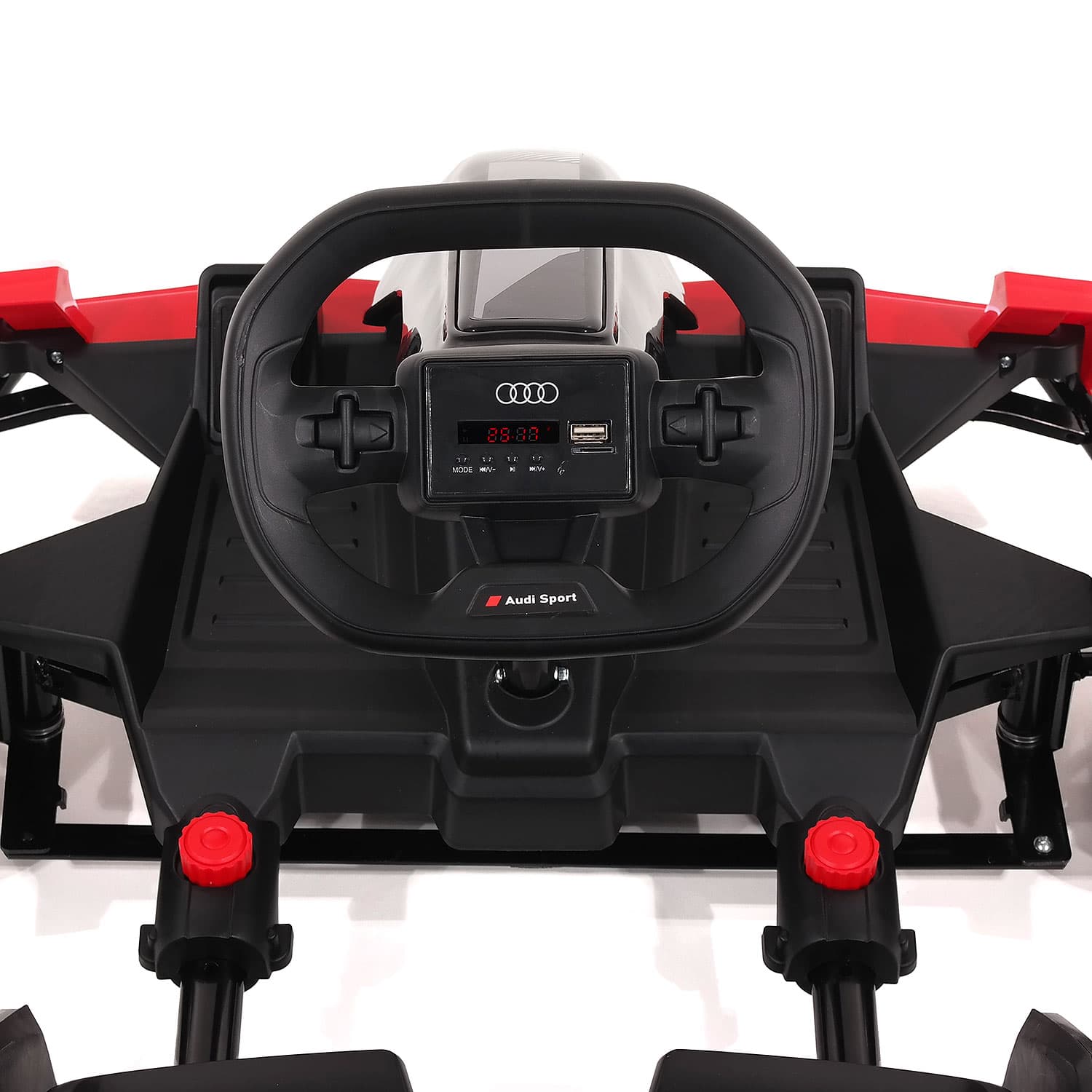 Audi Sport 24V Big Kids Drifting Ride-On Go Kart | Red