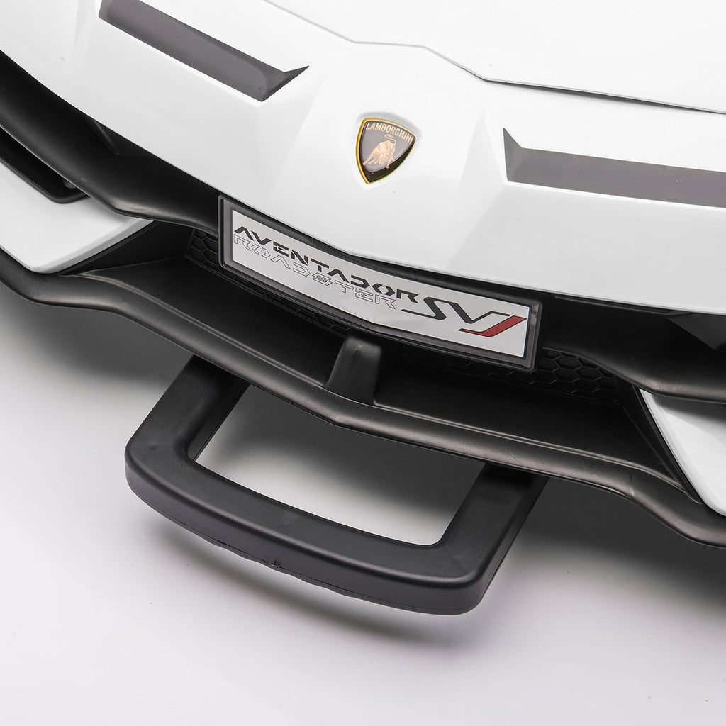 Lamborghini Aventador SVJ 24V Kids Ride-On Car with R/C Parental Remote | Yellow