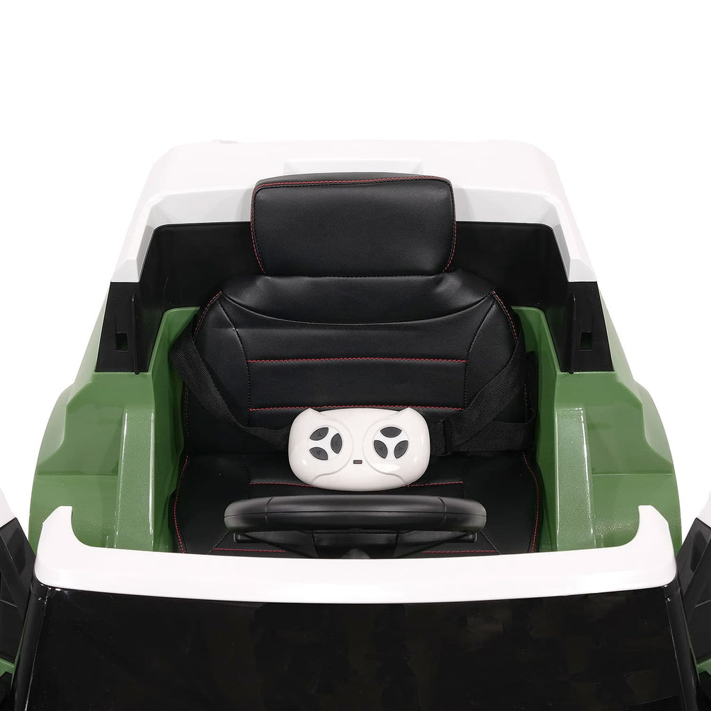 Land Rover Defender 12V Kids Ride-On Car with R/C Parental Remote | Green
