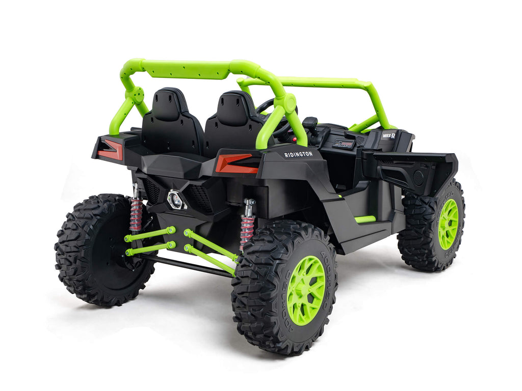 Ridington MAX-R 24V Kids Ride-On UTV Buggy with R/C Parental Remote | Green
