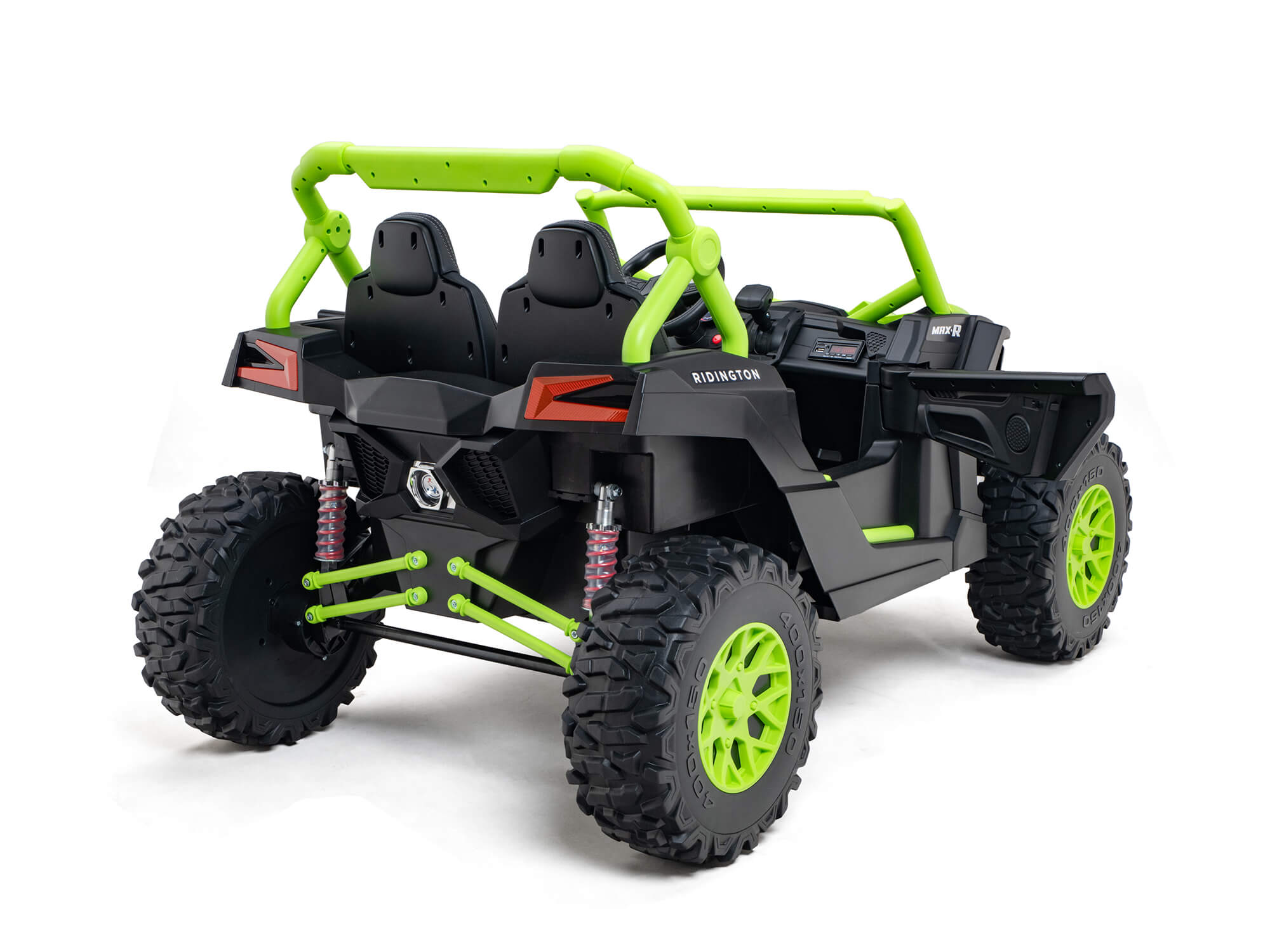 Ridington MAX-R 24V Kids Ride-On UTV Buggy with R/C Parental Remote | Green
