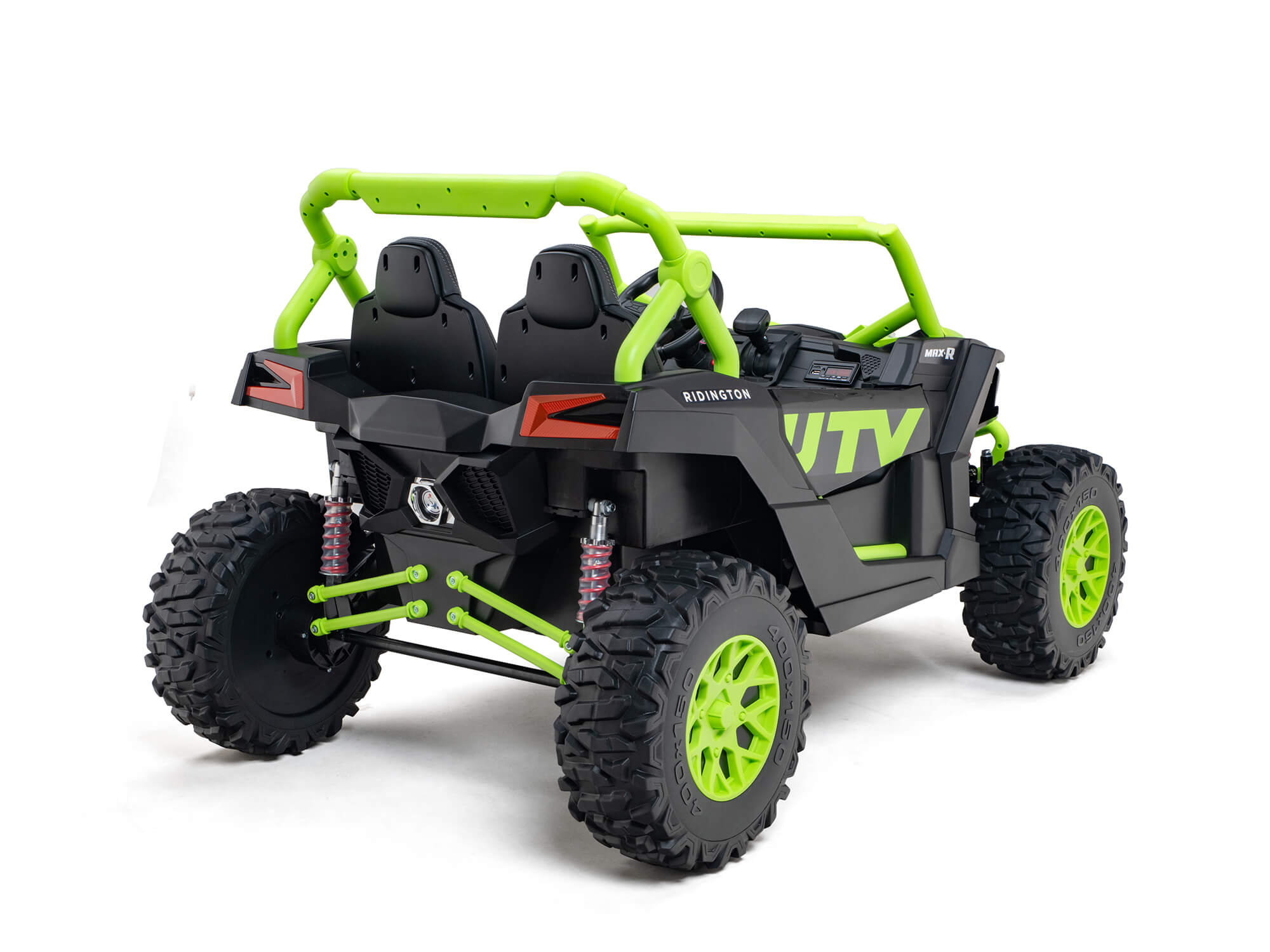 Ridington MAX-R 24V Kids Ride-On UTV Buggy with R/C Parental Remote | Green