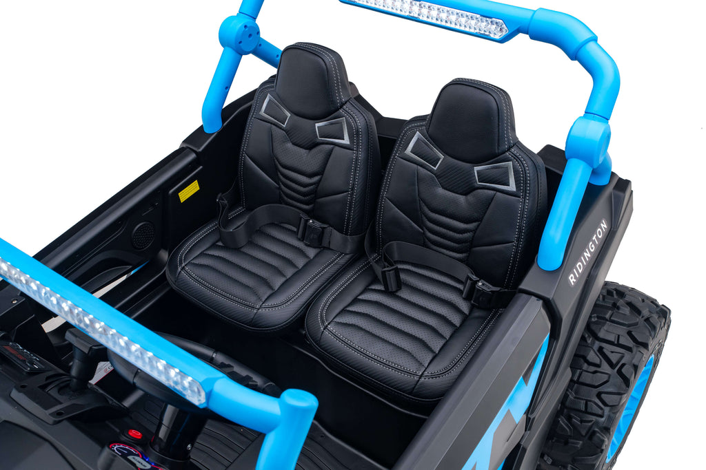 Ridington MAX-R 24V Kids Ride-On UTV Buggy with R/C Parental Remote | Blue