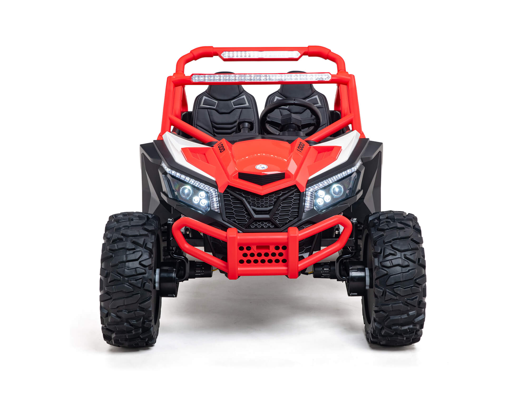 Ridington MAX-R 24V Kids Ride-On UTV Buggy with R/C Parental Remote | Red-White