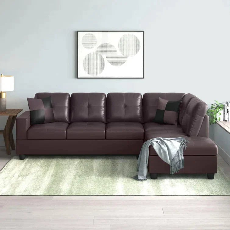 Lindle 2 - Piece Faux Leather Sectional