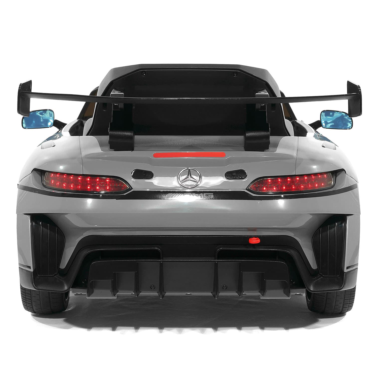 Mercedes AMG GT3 EVO 12V Kids Ride-On Car with R/C Parental Remote | Gray